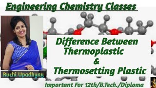 Difference Between Thermoplastic And Thermosetting Polymers [upl. by Ayhtnic449]