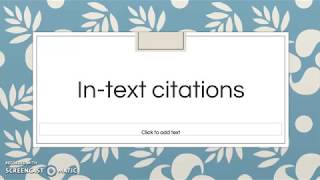 How to do intext citations Chicago AuthorDate Style [upl. by Elatsyrc]