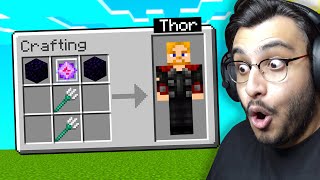 I BECAME THOR IN MINECRAFT  RAWKNEE [upl. by Ferdinande]