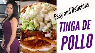 Cooking With Me How I Make super easy Chicken Tinga [upl. by Ataga231]