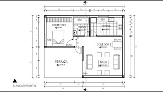 CÓMO DIBUJAR UN PLANO ARQUITECTÓNICO CON INSTRUMENTOS [upl. by Eneleahs]