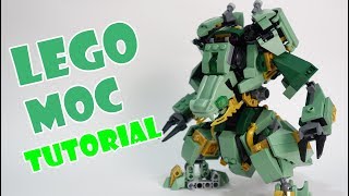 Lego Ninjago Set 70612 alternate build Dragon Mech Suit Tutorial [upl. by Tonie]