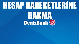 Denizbank Hesap Hareketlerine Bakma [upl. by Hallutama531]