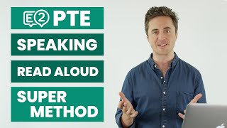 PTE Speaking Read Aloud  SUPER METHOD [upl. by Scholem]