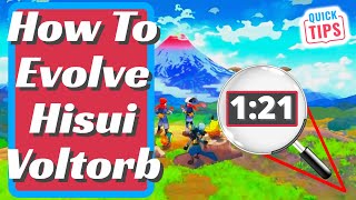 How To Evolve Hisui Voltorb  Pokemon Legends Arceus [upl. by Bathesda]