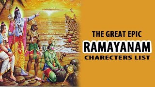 The Great Epic Ramayana Characters List [upl. by Farrar]