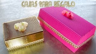 Cajas de regalo hechas con cartón │CandyBu [upl. by Gianna152]