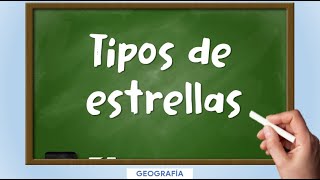 Tipos de estrellas [upl. by Anali]