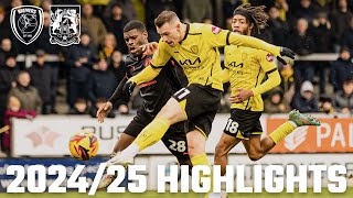 202425 HIGHLIGHTS Burton Albion v Northampton Town [upl. by Inaj]