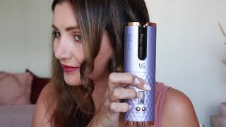 Unbound Cordless Auto Curler Review amp Demonstration by OZBEAUTYEXPERT  VS Sassoon [upl. by Froma321]