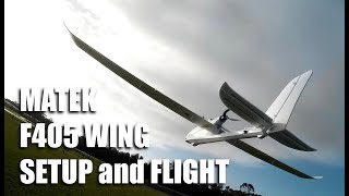 Matek F405 Wing FCB iNav setup and flight [upl. by Lulu]