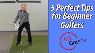 The 5 Best Tips for Beginner Golfers [upl. by Maxa]