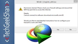 Fix IDM error quotPermission denied Please check your Firewall settingsquot [upl. by Ennayrb432]