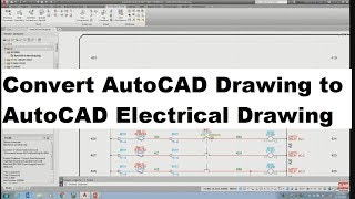 AutoCAD to AutoCAD Electrical Migration Tutorial [upl. by Gualterio458]