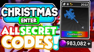 ALL 5 NEW SECRET CHRISTMAS CODES In SURVIVE THE KILLER CODES  ROBLOX Survive The Killer Codes [upl. by Recha]