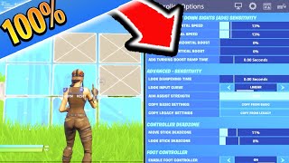 CHANGE This SETTING for PERFECT EDITING BEST Fortnite Settings PS4XBOX Fortnite BEST Settings [upl. by Aihpled650]