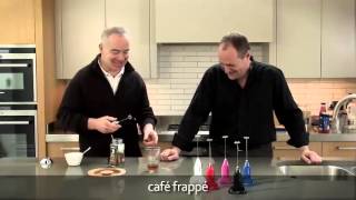 How to make a frappé coffee using an aerolatte milk frother [upl. by Seely]