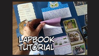 LAPBOOK  Tutorial [upl. by Ahsitahs301]