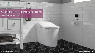 Installation  Eir Intelligent Toilet [upl. by Borroff896]