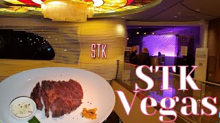 STK Steakhouse at Cosmopolitan Las Vegas is a MUST TRY  TVPEats 4 [upl. by Nissy]