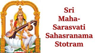 Sri Maha Saraswati Sahasranama Stotram  SARASWATI PUJA  Saraswati Sahasranamam [upl. by Leirum740]