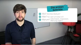 Englisch Einen Artikel schreiben [upl. by Enirehtac]