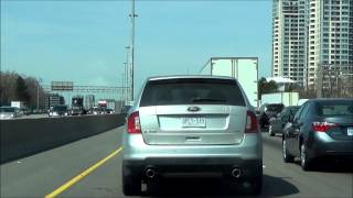 Driving from Ajax Ontario to Grimsby Ontario through Toronto [upl. by Vogeley]