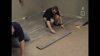 how to install SPC click flooring [upl. by Mastat]