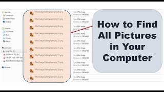 How To Find All Pictures On A Windows 7 Computer [upl. by Derag]