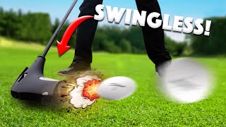 The SWINGLESS Golf Club 200 yards EASY [upl. by Yetsirhc]