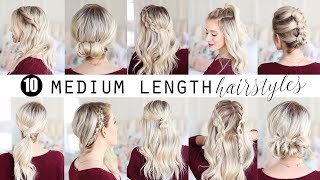 TEN Medium Length Hairstyles  Twist Me Pretty [upl. by Brody773]