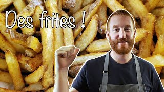 La recette des FRITES Parfaites 🥔 [upl. by Eisinger966]