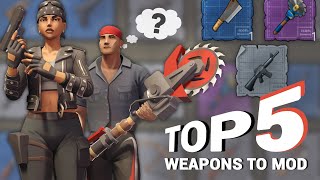 Top 5 LDOE Weapons To Mod Melee amp Guns [upl. by Gitel]