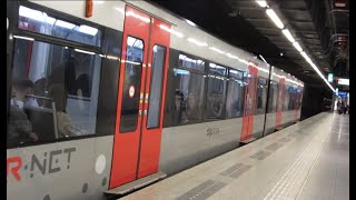 Amsterdam Metro trains at Wibautstraat station [upl. by Joette]