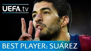 Luis Suárez skills and goals  UEFA Best Player in Europe contender [upl. by Weitman]