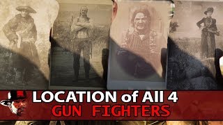 All Gun Fighters Locations  Red Dead Redemption 2  Guide [upl. by Ilahsiav]