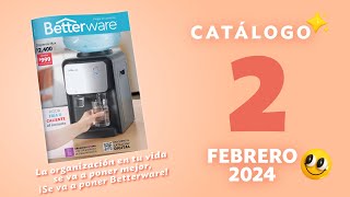 Catálogo Betterware Febrero 2024 [upl. by Haerb]