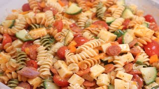 Zesty Italian Pasta Salad [upl. by Elacsap]