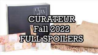 Curateur Fall Box 2022 Spoilers [upl. by Asilanom573]