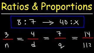 Ratio and Proportion Word Problems  Math [upl. by Faxen]