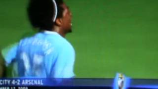 Adebayor best ever celebration [upl. by Ynitsed]