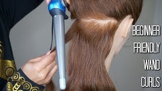 How to Use a Curling Wand for Beginners In depth [upl. by Urita850]