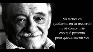 Táctica y estrategia  Mario Benedetti [upl. by Ennovad]