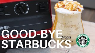 How To Make The BEST Caramel Macchiato Frappuccino At Home [upl. by Heidie]