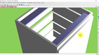 ¿cómo hacer estructura de cocina parte baja en Polyboard [upl. by Lenahc311]