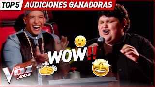 Las SORPRENDENTES Audiciones que GANARON La Voz Kids [upl. by Tresa]