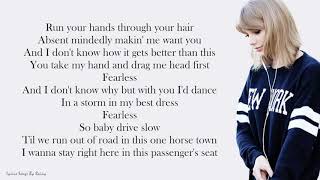 Taylor Swift  Fearless  Lyrics Songs [upl. by Molohs]