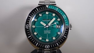 Bulova Oceanographer 96B322  Green Devil Diver [upl. by Gaughan]