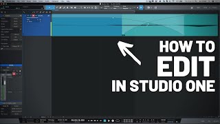 How to Edit Audio in Studio One  PreSonus [upl. by Woodberry]