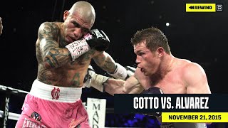 FULL FIGHT  Miguel Cotto vs Canelo Álvarez DAZN REWIND [upl. by Rodie]